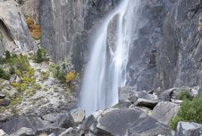 Yosemite Mini Waterfall Stock Photo Yosemite Mini Waterfall Stock Photo