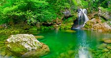 Beautiful Waterfall Stock Photo Beautiful Waterfall Stock Photo