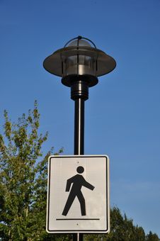 Pedestrian Sign Royalty Free Stock Photo Pedestrian Sign Royalty Free Stock Photo