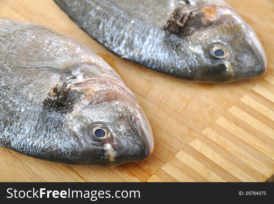 Very fresh fish, two large. Very fresh fish, two large