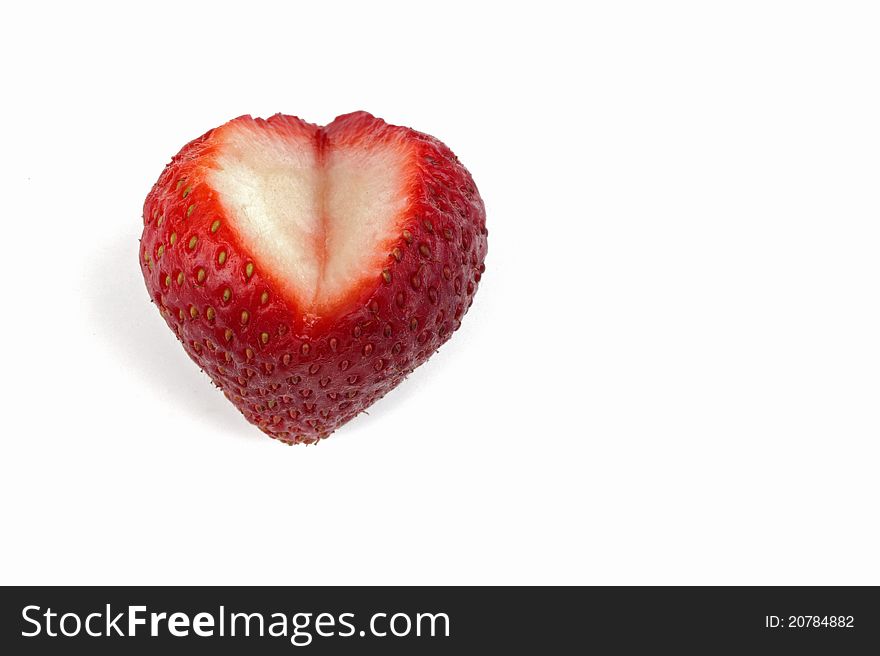 Fresh strawberries nourishing and healthy food. Fresh strawberries nourishing and healthy food