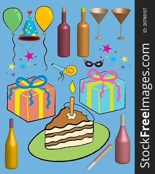 Party Time! Vector Images