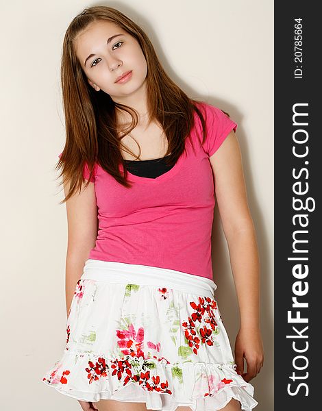 Cute Teen Fashion Girl