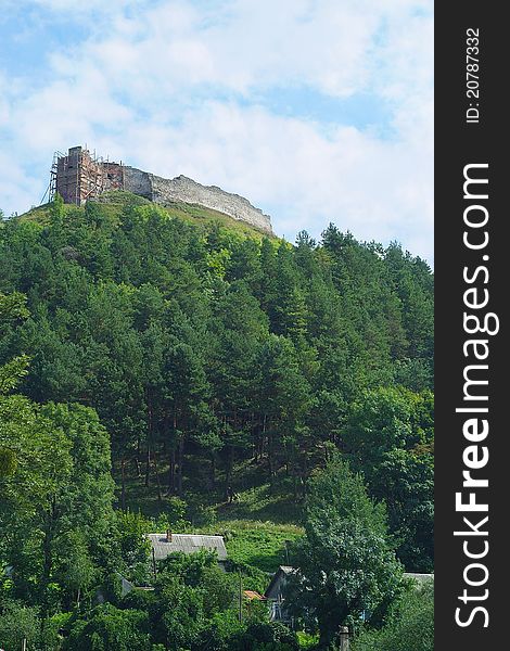 The Ruins Of The Castle. Mountain Bona Kremenec