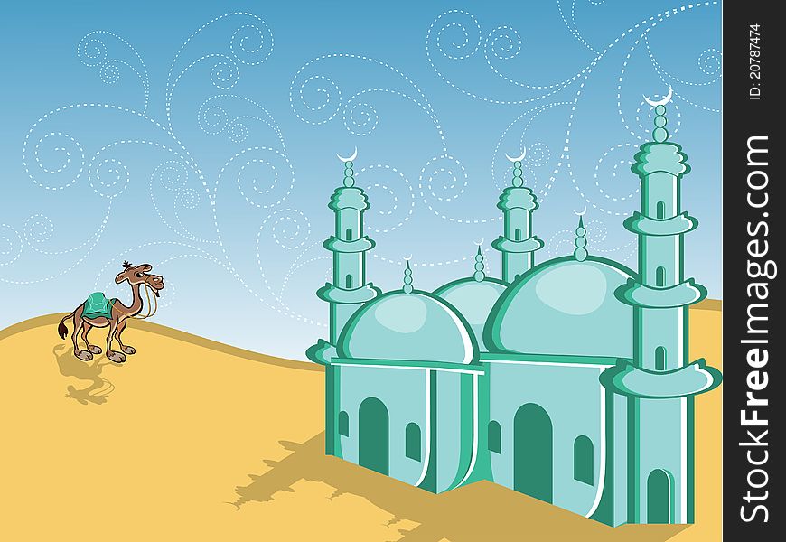 Illustration For Ramadan Kareem