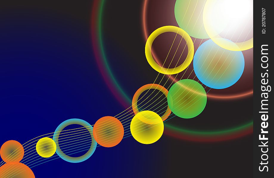 Abstract circle background