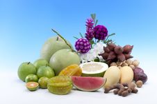 Healthy Thai Tropical Fruits Royalty Free Stock Images Healthy Thai Tropical Fruits Royalty Free Stock Images