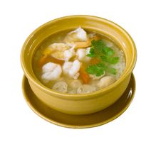 Boiled Rice With Shrimps Stock Photography Boiled Rice With Shrimps Stock Photography