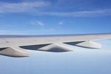 Wing Of The Plane Royalty Free Stock Images