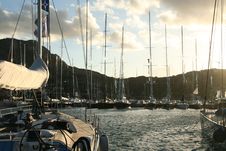 Maxi Race Yachts - Porto Cervo Royalty Free Stock Photos Maxi Race Yachts - Porto Cervo Royalty Free Stock Photos