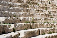 Steps At An Amphitheatre Stock Photos