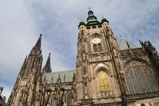 St. Vitus Cathedral At Prague Castle Royalty Free Stock Photos St. Vitus Cathedral At Prague Castle Royalty Free Stock Photos