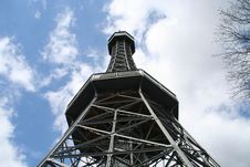 Petřín Lookout Tower Stock Image