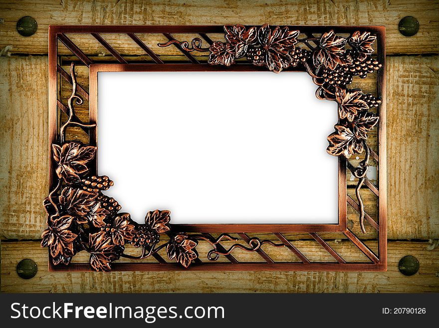 Old Wooden Background Frame