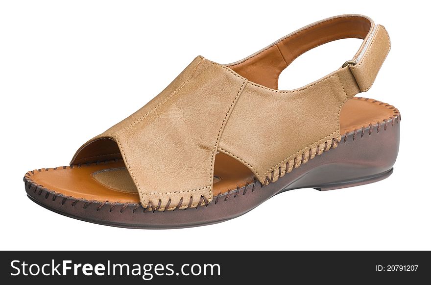 Brown woman sandal soft and comfortable every steps
