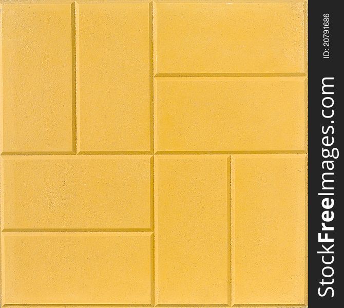 Yellow Color Floor Tile