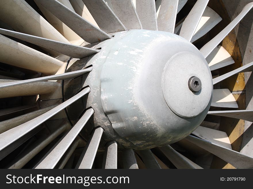 Jet Engine Close Up