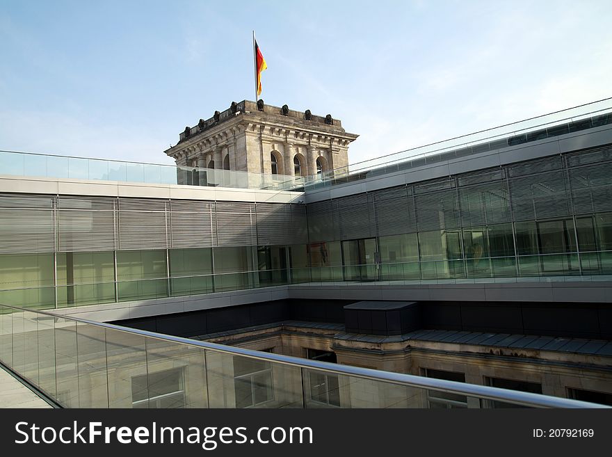 A view of Reichstag in Germany. A view of Reichstag in Germany.