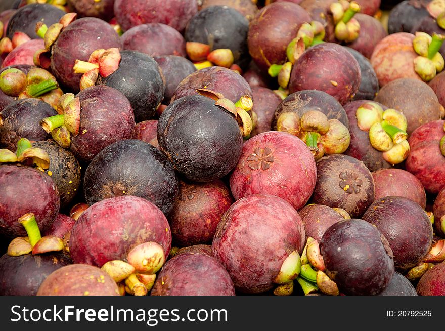 A picture of beautiful colorful thai fruits