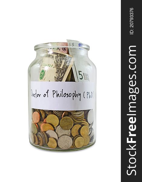 Saving Money Concept For PhD