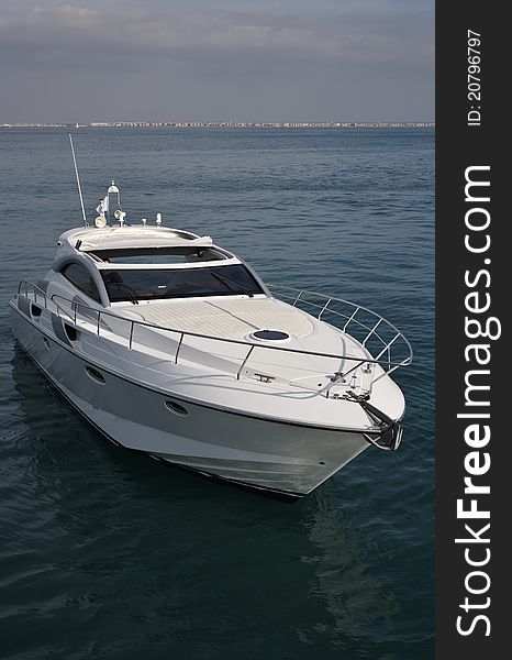 Italy, Tirrenian sea, luxury yacht Rizzardi 45
