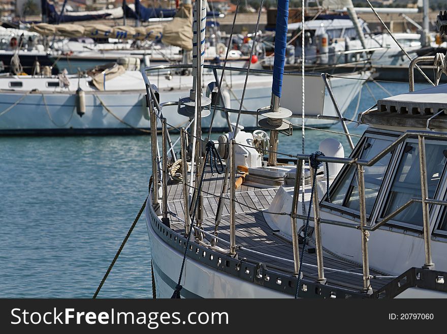 Italy, Siciliy, Mediterranean sea, sailing boats