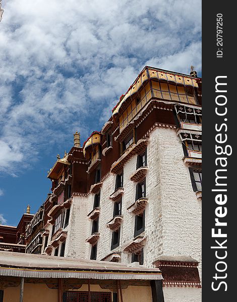 Potala Palace And Cloudscape