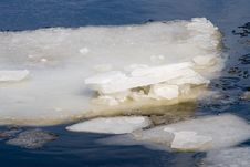 River Ice Floe Royalty Free Stock Images