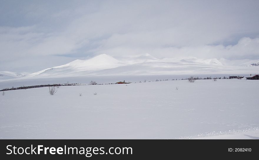 Winter in Rondane mountains, Norway. Winter in Rondane mountains, Norway.