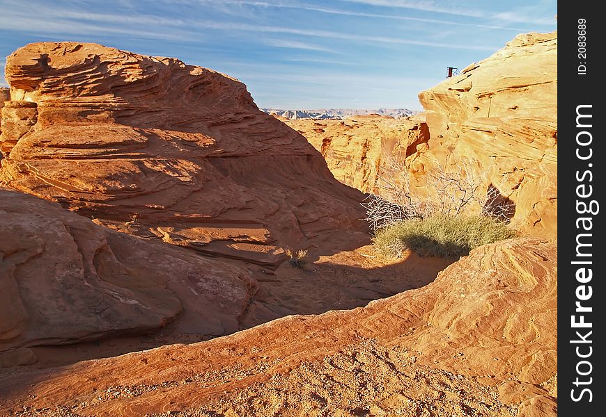 Rock Formation In The Glen Canyon