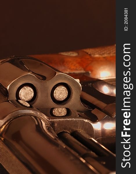 A loaded .357 Magnum revolver