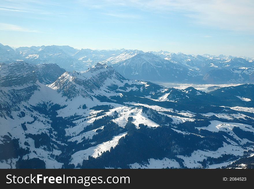 Beautiful mountains with snow, beautiful skies. Beautiful mountains with snow, beautiful skies