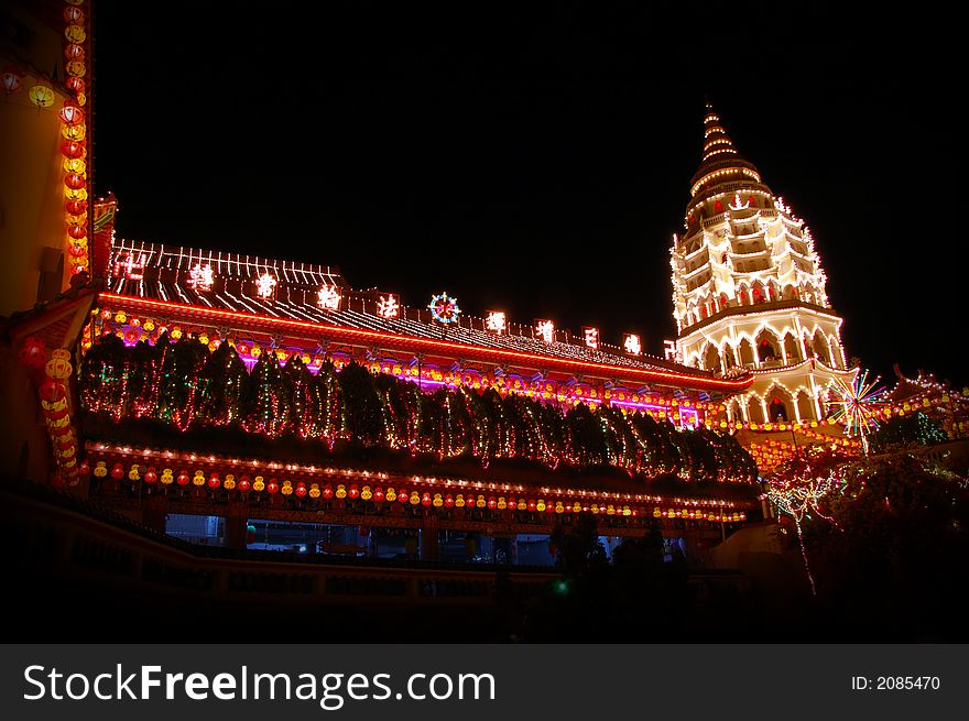 Kek lok si temple in penang, malaysia