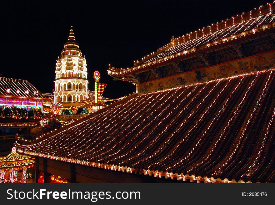 Kek lok si temple in penang, malaysia