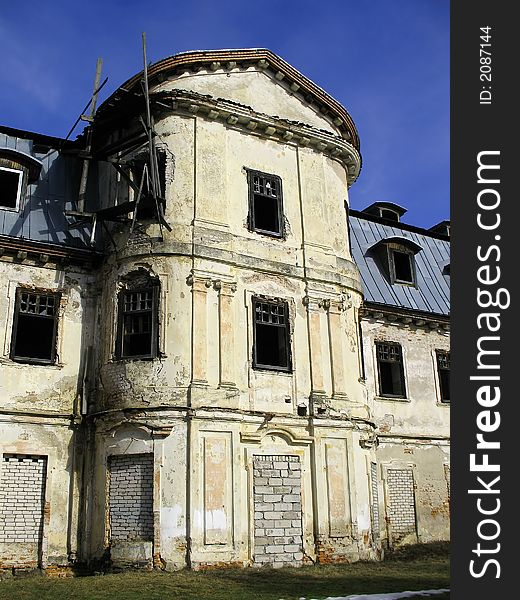 Tumbledown castle in Latvia, Kraslava. Tumbledown castle in Latvia, Kraslava.