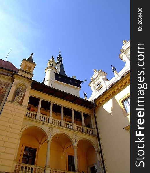 Historical castle near the Prague. Historical castle near the Prague