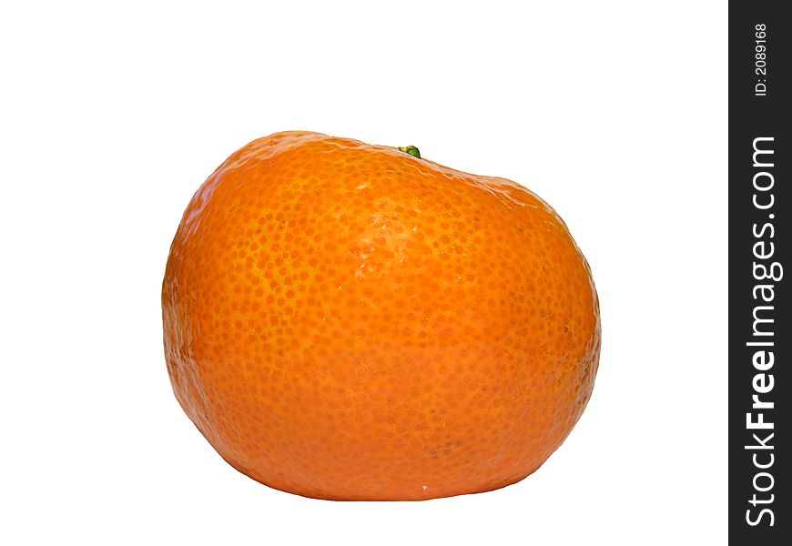 Orange isolated - on a white background