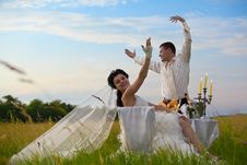 Wedding Dinner On The Field Stock Image Wedding Dinner On The Field Stock Image