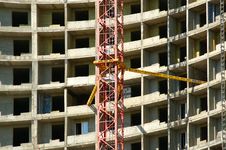 Building Crane Royalty Free Stock Photography Building Crane Royalty Free Stock Photography