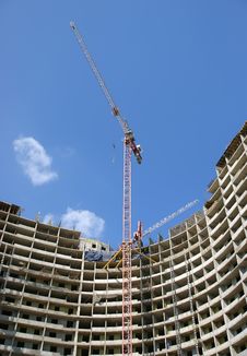 Building Crane Royalty Free Stock Image Building Crane Royalty Free Stock Image