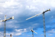 Cranes Royalty Free Stock Photos Cranes Royalty Free Stock Photos