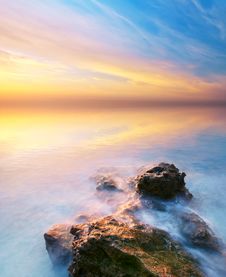 Beautiful Seascape. Royalty Free Stock Photography Beautiful Seascape. Royalty Free Stock Photography