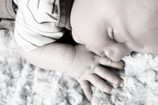 Sleeping Baby Royalty Free Stock Photography Sleeping Baby Royalty Free Stock Photography
