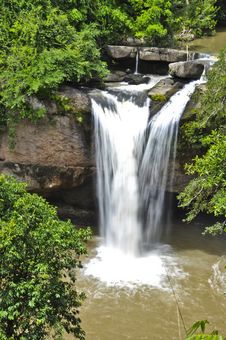 Beautiful Waterfall In The Jungle. Stock Photography Beautiful Waterfall In The Jungle. Stock Photography