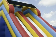 Striped Plastic Slide Stock Images