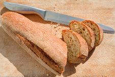 Bread Knife And Bread Stock Photo Bread Knife And Bread Stock Photo