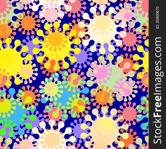 Seamless pattern for a background in a vector