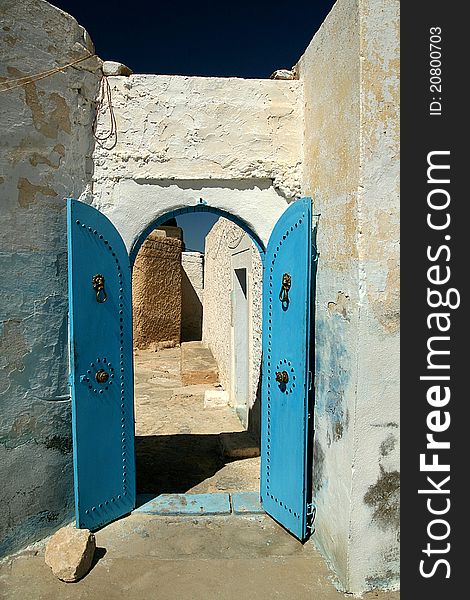 The Berber village in Tunisia. The Berber village in Tunisia