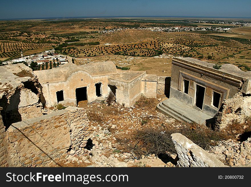 Berber village ruins somwhere in Tunisia. Berber village ruins somwhere in Tunisia