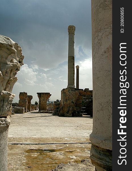 Cartagina ruins - monument in Tunisia. Cartagina ruins - monument in Tunisia